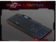 Backlit upgrade version 3 colors backlight gaming keyboard usb professional gaming computer keyboard cs cf dota Blue light