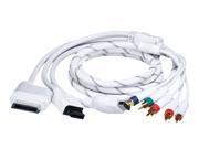 6FT 4 in 1 Combo Component AV Audio Video Cable for Xbox 360 Wii PS3 PS2 NEW
