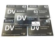 Sony Professional Mini DV Minidv Camcorder video 63min Tape DVM63PS 5 pack