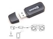 Wireless Stereo Music 3.5mm AUX Bluetooth Audio Receiver Adapter for Home Car PC