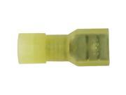 AMERICAN TERMINAL 80252 Nylon .25 Fully Insulated Quick Disconnect Terminals 100 pk 12 10 Gauge Female