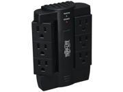Tripp Lite Direct Plug in Surge Protector With 6 Rotatable Outlets 1500 Joules