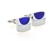 Silver  Alloy Round History Cufflinks