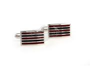 Colorful Paint Rectangle Cufflinks