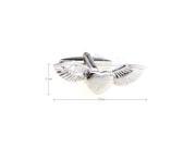 lovely sweet hear angles winge silver cufflinks