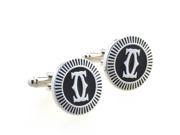 Black Onyx And Colorful Shell Mens Cufflink
