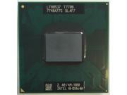 Intel Core2 Duo T7700 2.4GHz SLA43 SLAF7 4MB 800MHz Socket P 478 pin laptop CPU