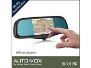 5 GPS Navigation Built in DVR Bluetooth DVR 170° Lens Angle 1080p Full HD Rear View Car Mirror Monitor
