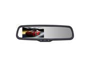4.3 OSD Menu Built in Bluetooth Hands Free Auto adjust brightness High Bright For Clear Night Vision Car Rearview Mirror Monitor Original Equipment Look High e
