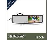 4.3 Made in China CE FCC Power supply DC12V Rear View Black Mirror With Screen Touch Button