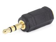 3.5mm Stereo Plug to 2.5mm Stereo Jack Adaptor Gold Plated