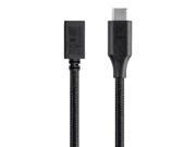 Monoprice Palette Series 2.0 USB C to USB Micro B Female 1.5 ft Black
