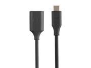 Monoprice Palette Series 2.0 USB C to USB A Female 1.5 ft Black