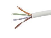 Monoprice 1000FT 24AWG Cat5e 350MHz STP Solid Plenum CMP Bulk Ethernet Bare Copper Cable White GENERIC