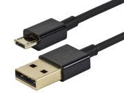 Monoprice Premium USB to Micro USB Charge Sync Cable 0.5ft Black