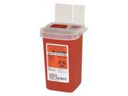 Covidien Sharps Container 1 4 Gal. Red PK10 SR1Q100900