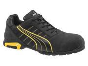 PUMA SAFETY SHOES 642715 Athletic Style Work Shoes 9W Black PR