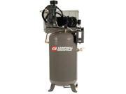 CE7050FP 5 HP Two Stage 80 Gallon Oil Lube Fully Packaged Stationary Vertical Air Compressor