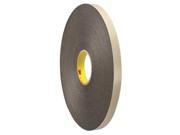 3M PREFERRED CONVERTER 4492 Double Coated Tape 1 In x 72 yd. Black
