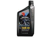 VALVOLINE Motor Oil Motorcycle 32 Oz 20W 50 798152