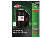 Avery Avery GHS Chemical Label 60501 for Laser Printer PK50 60501
