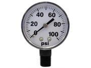 FIMCO 5167007 Pressure Gauge 0 to 100 psi 2In 1 4In