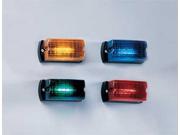 FEDERAL SIGNAL Warning Light LED Amber Surface Rect 5 L LP1 012A