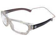 EYEDEFEND SLINGSHOT TREK CLR CLR 3.00 Safety Reader Glasses Clear Polarized