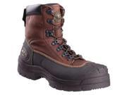 Size 14 Work Boots Unisex Brown Steel Toe B Oliver