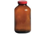 QORPAK 239523 Glass Bottle 1000mL Amber PK 12