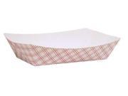 Disposable Food Tray Red and White Spring Grove 4279470