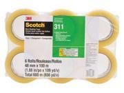 SCOTCH 311 PK6 Carton Sealing Tape
