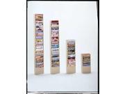 Con Tur Magazine Wall Display 5 Compartments Burgundy 403 55