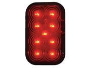 MAXXIMA M42213R Stop Turn Tail 9 LED Rectangle Red