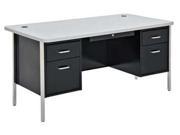 Sandusky Lee Office Desk 600 Series 60 W x 30 D x 29 1 2 H DQ6030BGN