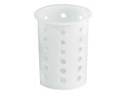 Vollrath 52643 Flatware Cyldr, Wht, Plastic