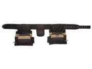 4 Piece Carpenter s Combo Tool Belt Black Khaki Clc 1604