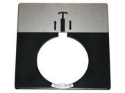EATON 10250TPP18 Blank Legend Plate Push Pull Black
