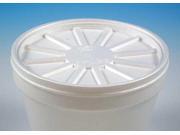 Foam Vented Disposable Lid White Wincup FFL32