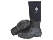 MUCK BOOTS ASP 000A 6 Boots Rubber 16 In. Blk Wht 6 PR
