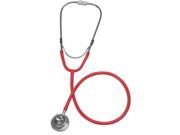 MABIS 10 426 080 Stethoscope Dual Head Adult Red