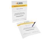 Certificate Certificate Ghs Safety GHS1016