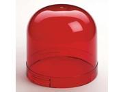 FEDERAL SIGNAL 448500 04 Replacement Dome Red Dia. 6.33 In