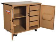 Knaack Jobsite Mobile Workbench 40 3 4 W x 25 D x 37 1 2 H Tan 44