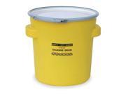 EAGLE 1654 Salvage Drum Open Head 20 gal. Yellow