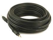 5581 A V Cable 3.5mm M M cable Black 25ft