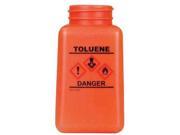 MENDA 35763 Graduated Tolene Bottle 6 oz. Orange