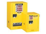 JUSTRITE 890401 Flammable Safety Cabinet 4 Gal. Red