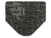 Wearwell 416 Antifatigue Runner, 3 Ft.x 20 Ft., Black