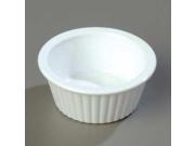 White Fluted Ramekin White Carlisle 84302